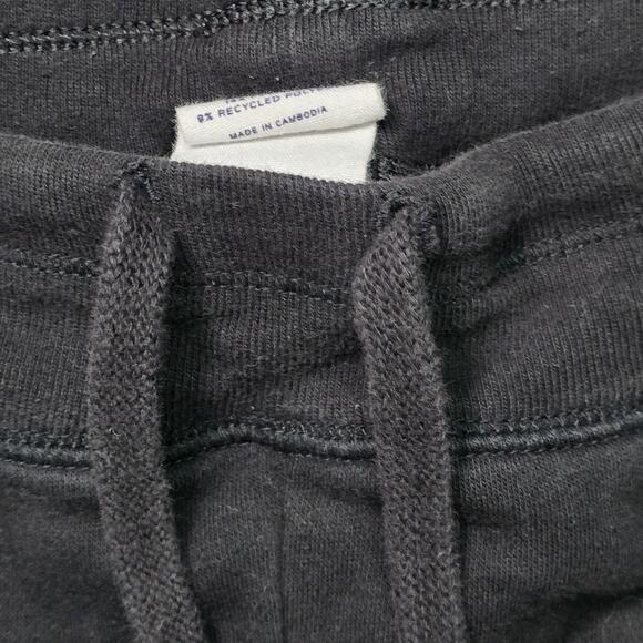 GAP Sweatpants Men Small Black Logo Drawstring Jogger Casual - Picture 3 of 6